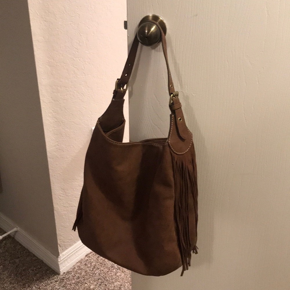 Merona Fringe Hobo Bag 🧡
